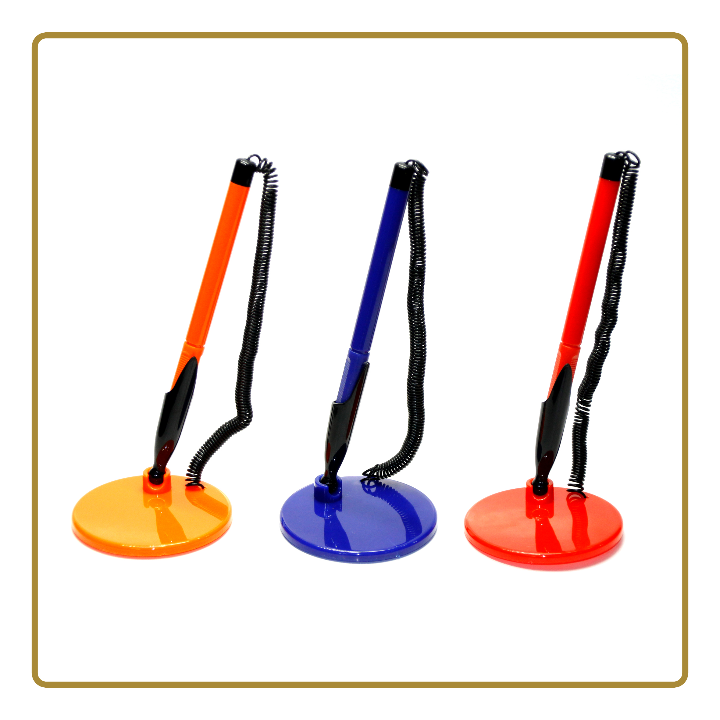 خودکار پلاستیکی رنگی رومیزی کد52 /DO